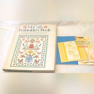 Two Books. DIY. EMBROIDERY.